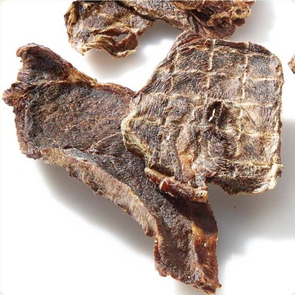 Venison jerky - great for training and easily breakable