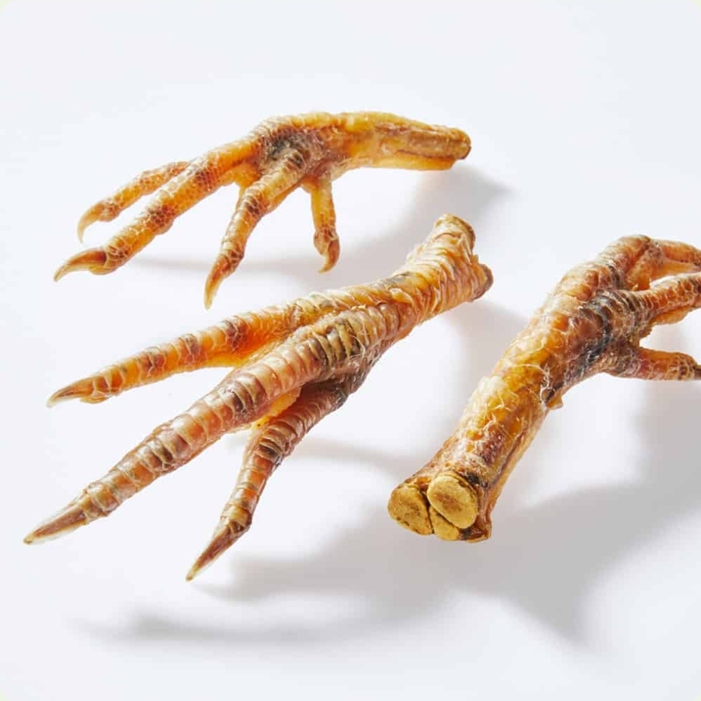 CHICKEN FEET - PUPPY LONG LASTING - ADULT SNACK