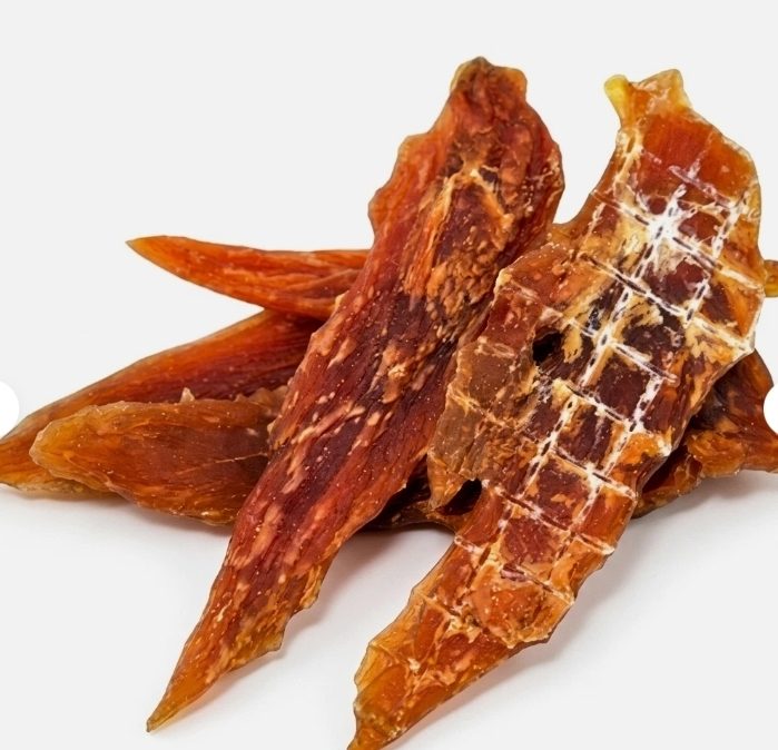 DUCK JERKY - TRAINING - KONG/PUZZLE - MEAL TOPPER -  PUPPY OR ADULT