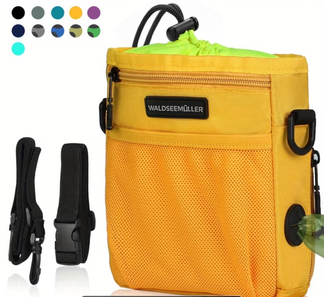 Dog walking belt and treat holder